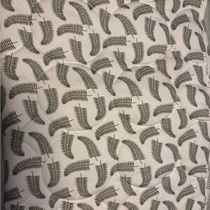 Kate Quinn Fern Pattern Quilt in Green and White